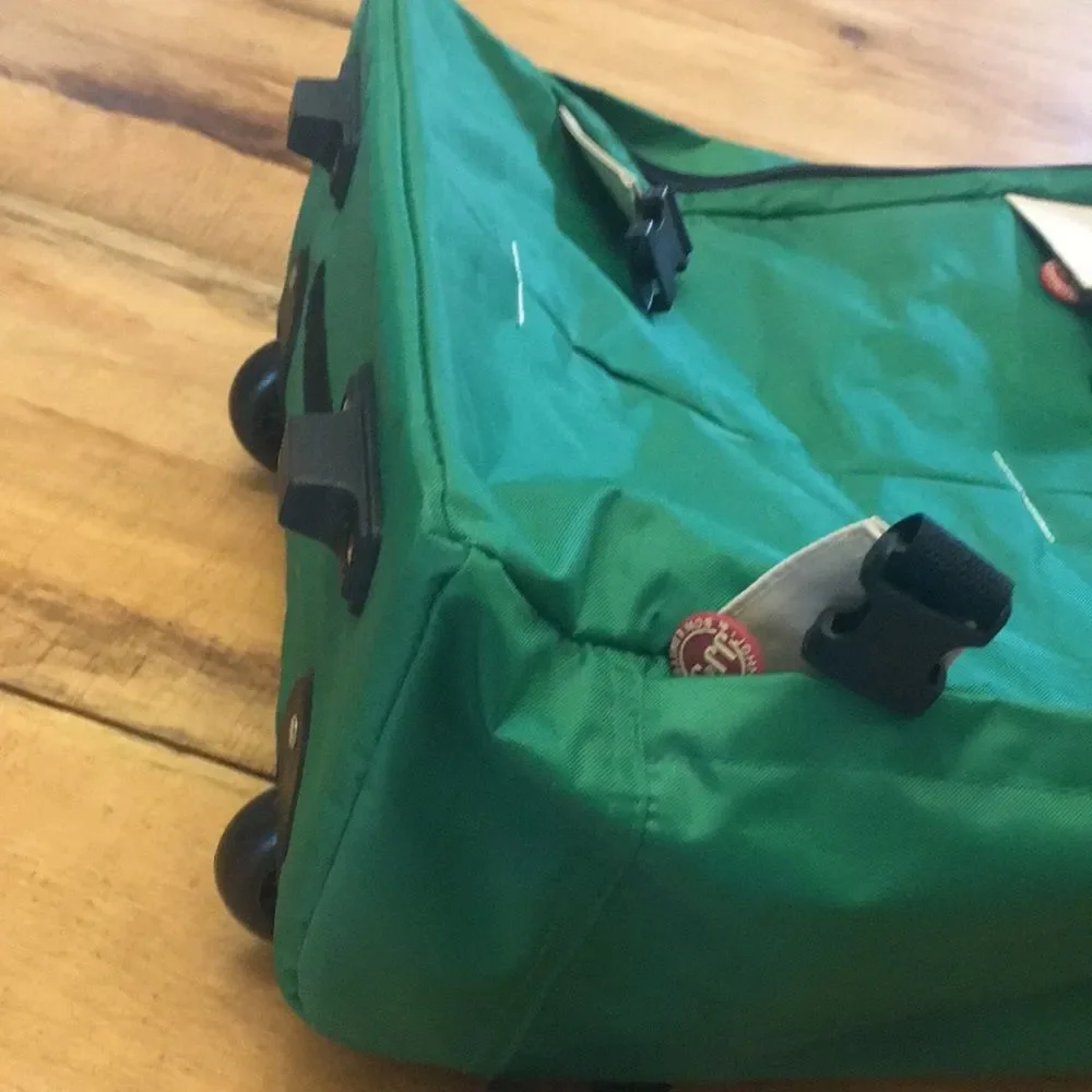 Jameson Green Travel Backpack with wheels and a retractable handle